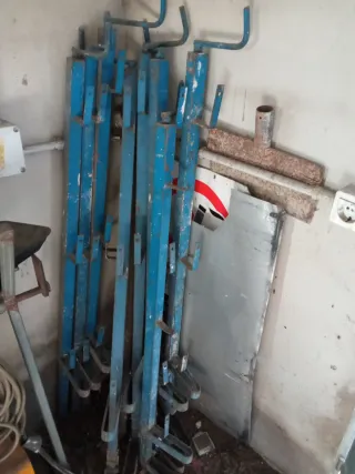 Quitamiedos obra metálicos 8 undades.