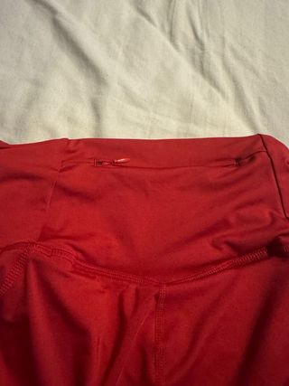 Mallas deportivas rojas para gimnasio leggins