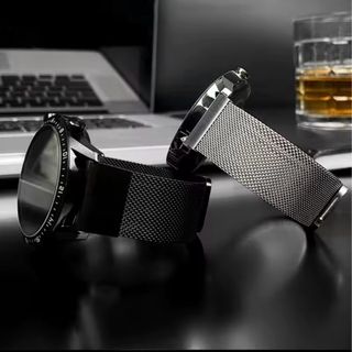 Correa Garmin Acero Inoxidable 26mm Negra