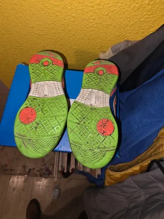 Botas Fútbol Sala Niño Talla 24 Azul