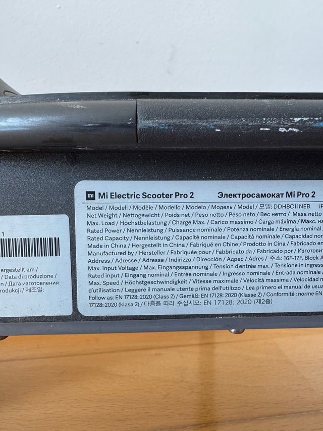 Patinete Xiaomi Mi Scooter Pro 2