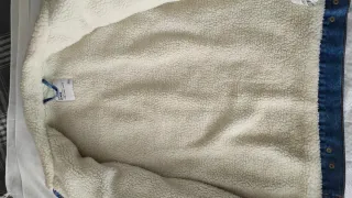 Cazadora vaquera con borrego