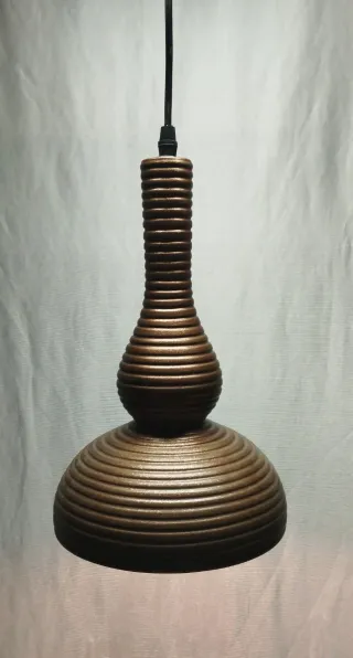 Lampada in ceramica stile bohemio