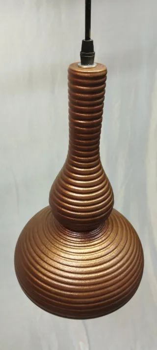 Lampada in ceramica stile bohemio