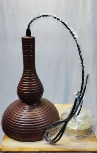 Lampada in ceramica stile bohemio