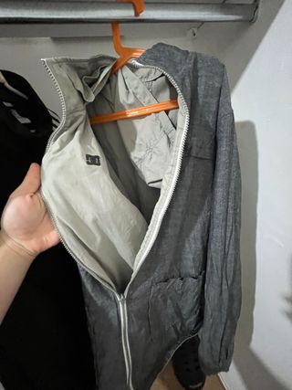 Chaqueta DC reversible gris