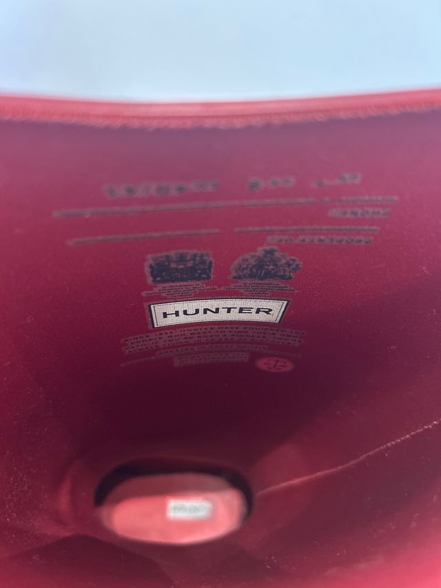 Botas Hunter Rojas