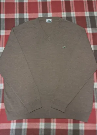 Jersey Lacoste Hombre Talla 56  (7) Marrón