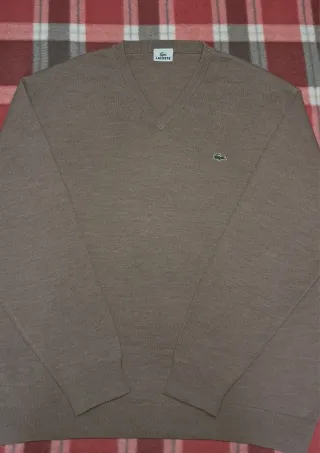 Jersey Lacoste Hombre Talla 56  (7) Marrón