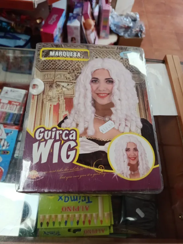 Peluca Guirca Marquesa Blanca