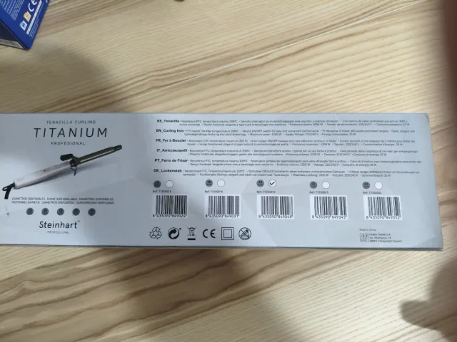 Tenacillas Steinhart Titanium Curling