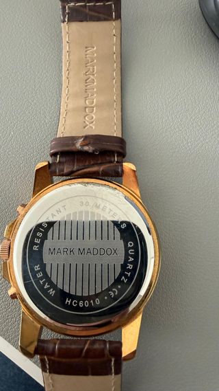 Reloj Mark Maddox Dual Time Marrón/Dorado