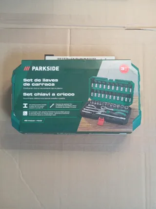Set de llaves de carraca Parkside 46 piezas nuevo