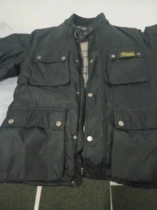 Abrigo Belstaff T.L Hombre Negro