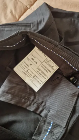 Pantalone elegante uomo nero