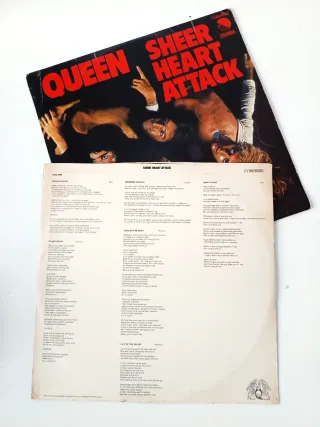 QUEEN 1974 Sheer Heart Attack LP Vinilo