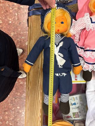 Lote di 4 bambole di stoffa