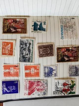 Lote de sellos antiguos España y otros