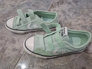 Converse Bambas Verdes Velcro