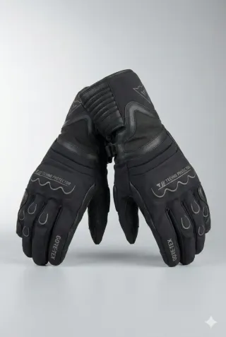 Guantes Moto Dainese Gore-Tex Negros