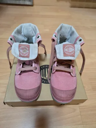 Botines Palladium Rosa