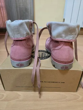 Botines Palladium Rosa