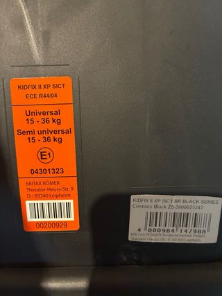 Silla coche Britax Römer 15-36kg