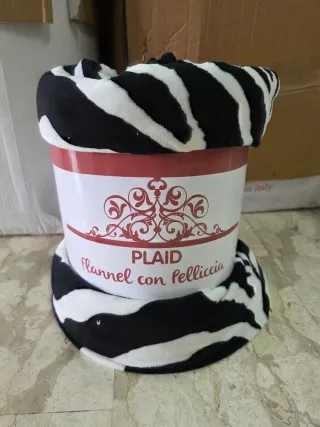 Plaid Animalier con Pelliccia