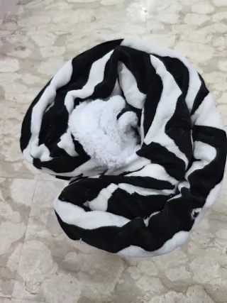 Plaid Animalier con Pelliccia