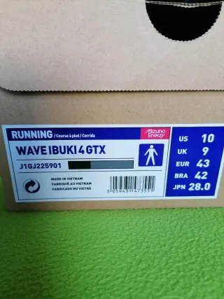 Zapatillas Mizuno Wave Ibuki 4 GTX Talla 43