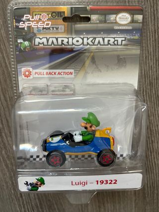 Coche Luigi Mario Kart Pull Speed Nintendo