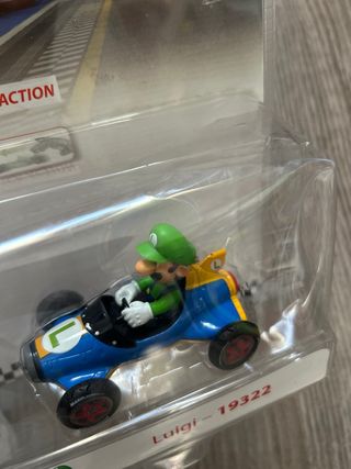 Coche Luigi Mario Kart Pull Speed Nintendo