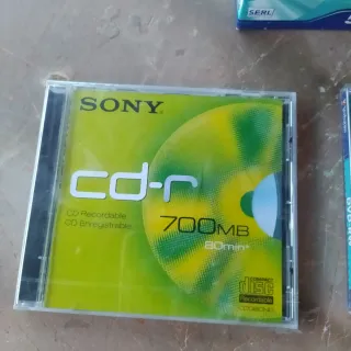 Verbatim DVD-RW 4x e Sony CD-R