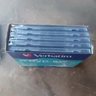 Verbatim DVD-RW 4x e Sony CD-R