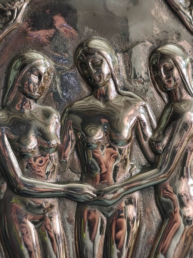 Placca in bronzo di FRANCISCO RALLO firmata e datata