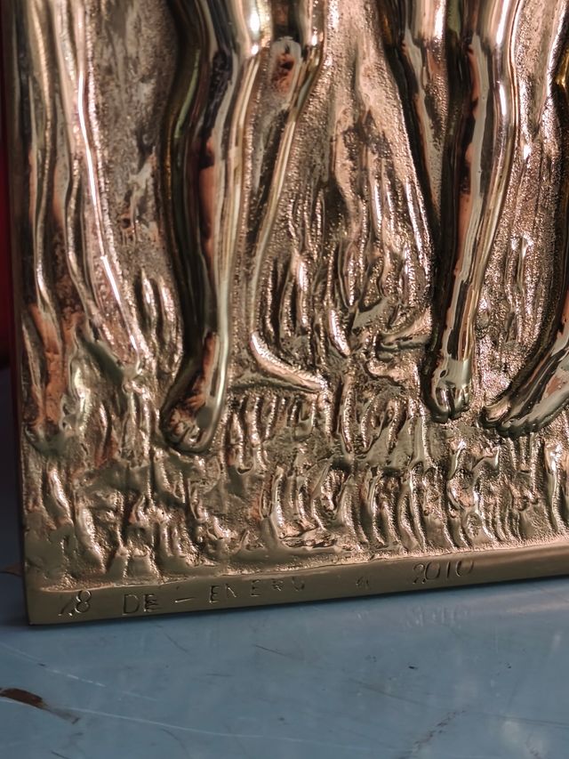 Placca in bronzo di FRANCISCO RALLO firmata e datata