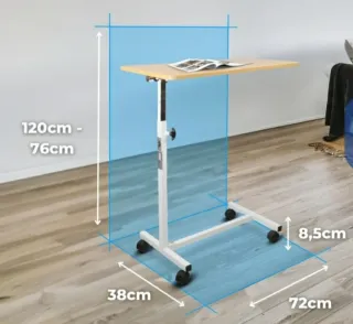 MESA AUXILIAR CON RUEDAS.