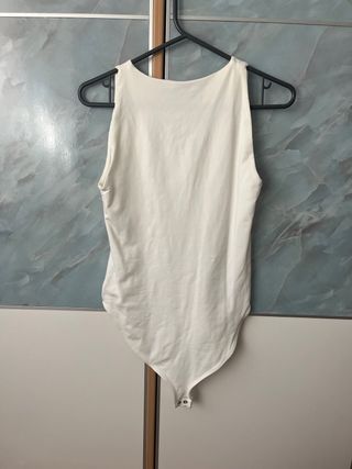 Body Stradivarius Blanco Talla L