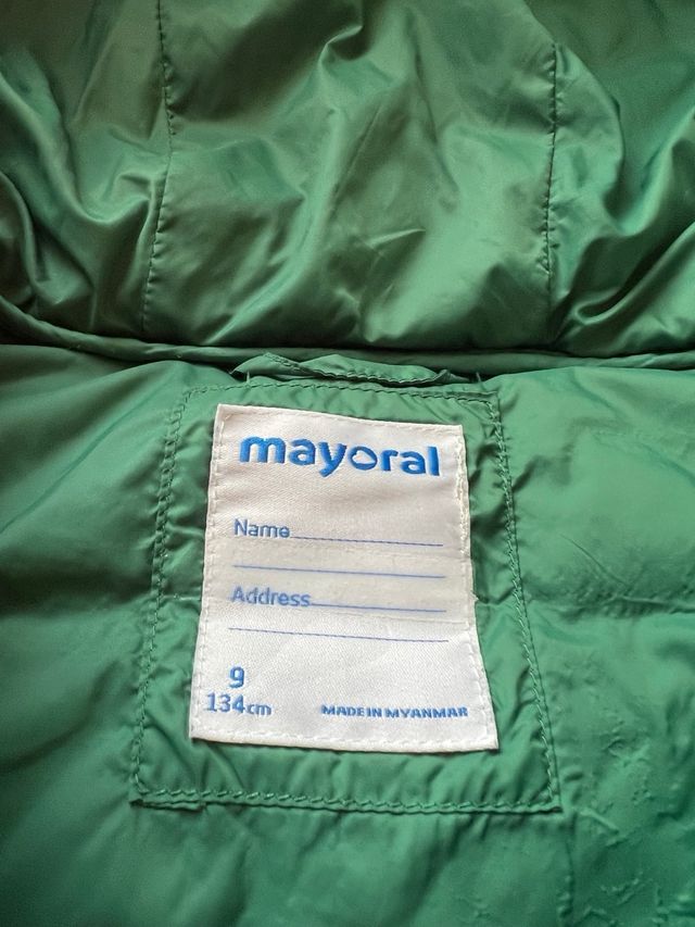 Plumífero ligero Mayoral niño 9 años