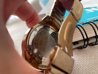 Reloj Marea Dorado y Rosa