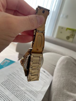 Reloj Marea Dorado y Rosa