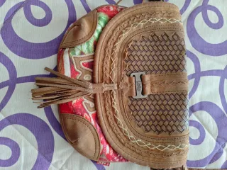 Bolso Lois Marrón y Multicolor
