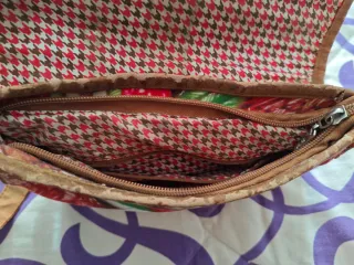 Bolso Lois Marrón y Multicolor