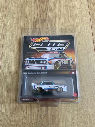 Hot Wheels Elite 64 BMW 3.0 CSL Race 1975
