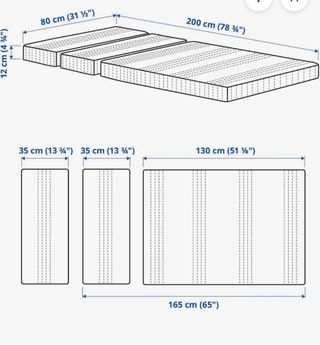 Colchón muelles cama extensible
