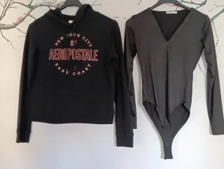 Sudadera y body Aeropostale talla XS