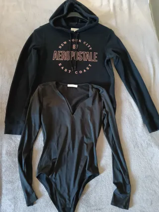 Sudadera y body Aeropostale talla XS
