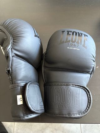 Guantillas MMA Leone 1947 Negras/Grises