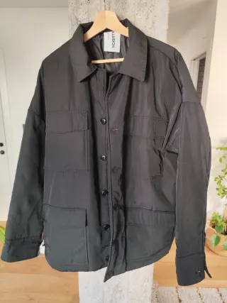 Chaqueta Collusion Negra oversize