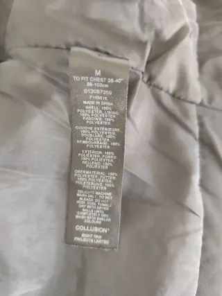 Chaqueta Collusion Negra oversize